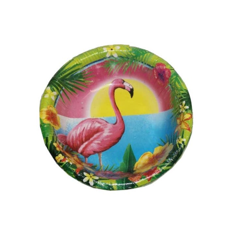Hawaiian Themed Flamingo Party Bowls – 10 Pack