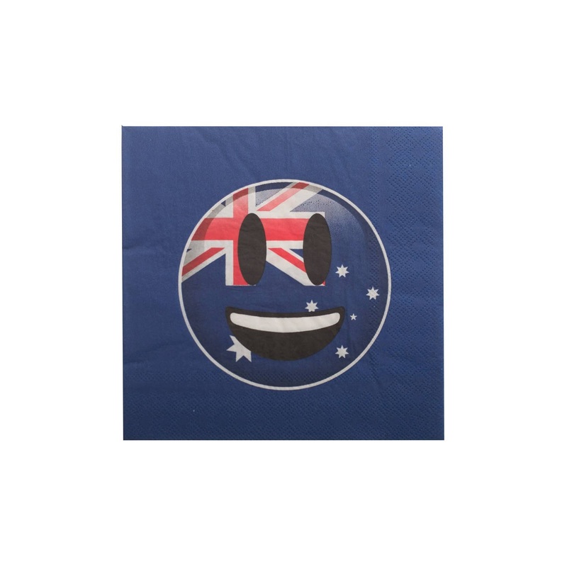 Happy Emoji Australian Novelty Napkins