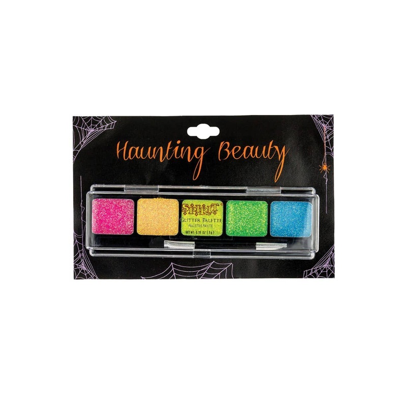 Haunting Beauty Neon Coloured Glitter Eye Shadow Palette