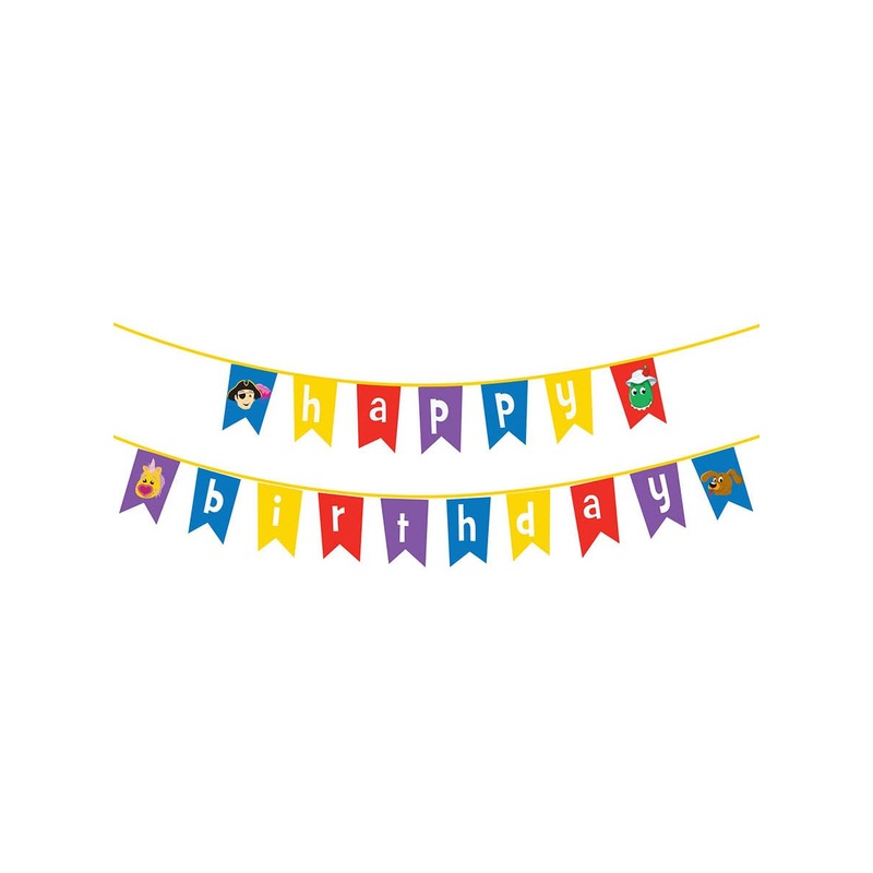 The Wiggles Happy Birthday Banner Decoration