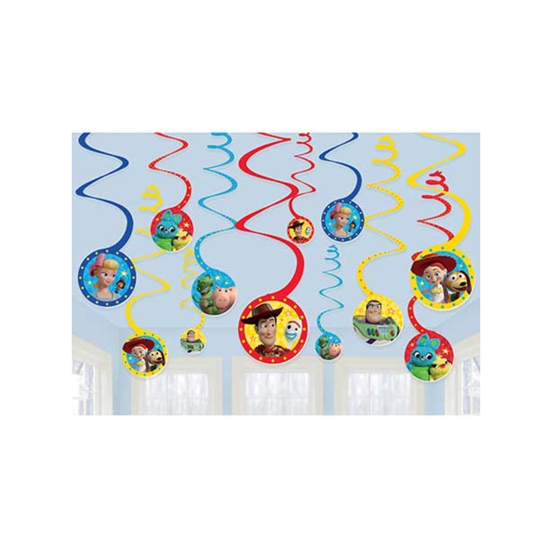 Toy Story Hanging Spirals Party Decoration
