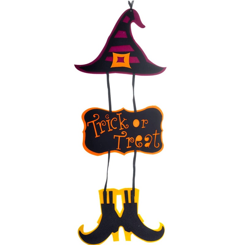 Trick or Treat Witch Child Friendly Halloween Decoration