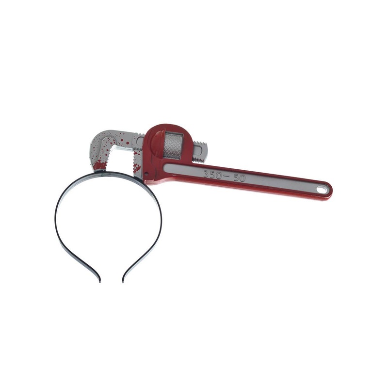 Bloody Wrench in Head Halloween Costume Headband