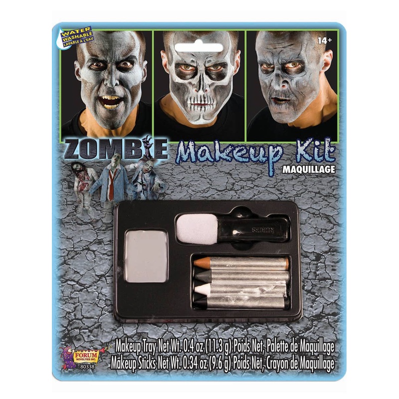 Creepy Zombie Halloween Costume Makeup Kit