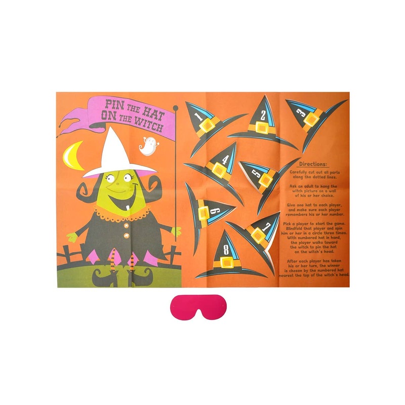 Pin On The Witch Hat Halloween Party Game
