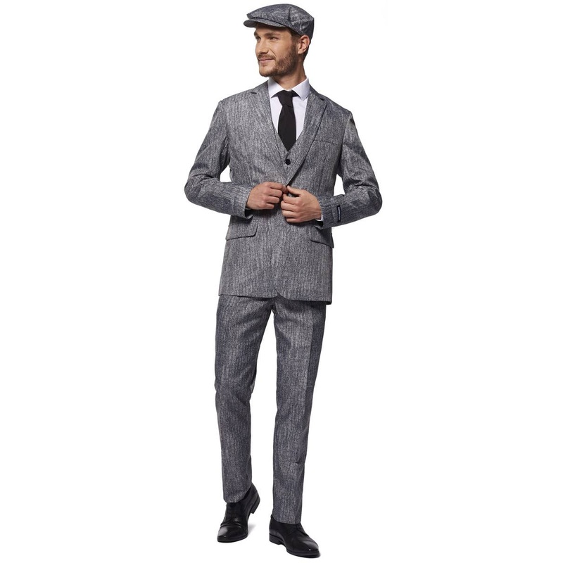 1920s Gangster Mens Deluxe Suitmeister Costume Suit Large
