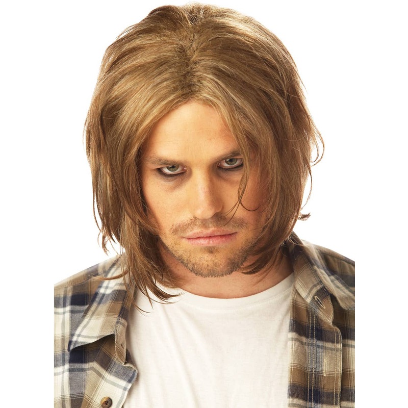 Grunge Mens 90s Costume Wig