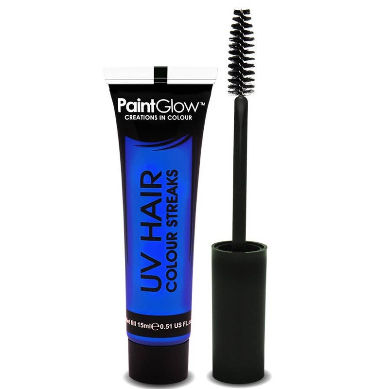 Hair Mascara UV Reactive Special Effects – Neon Blue