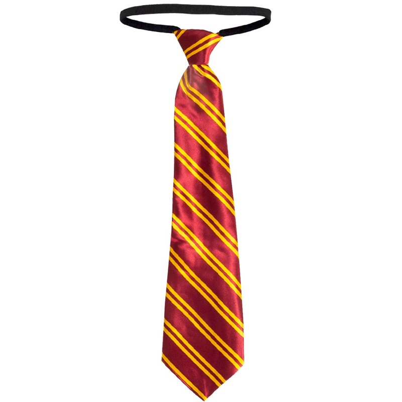 Wizard Style Red and Gold Costume Tie