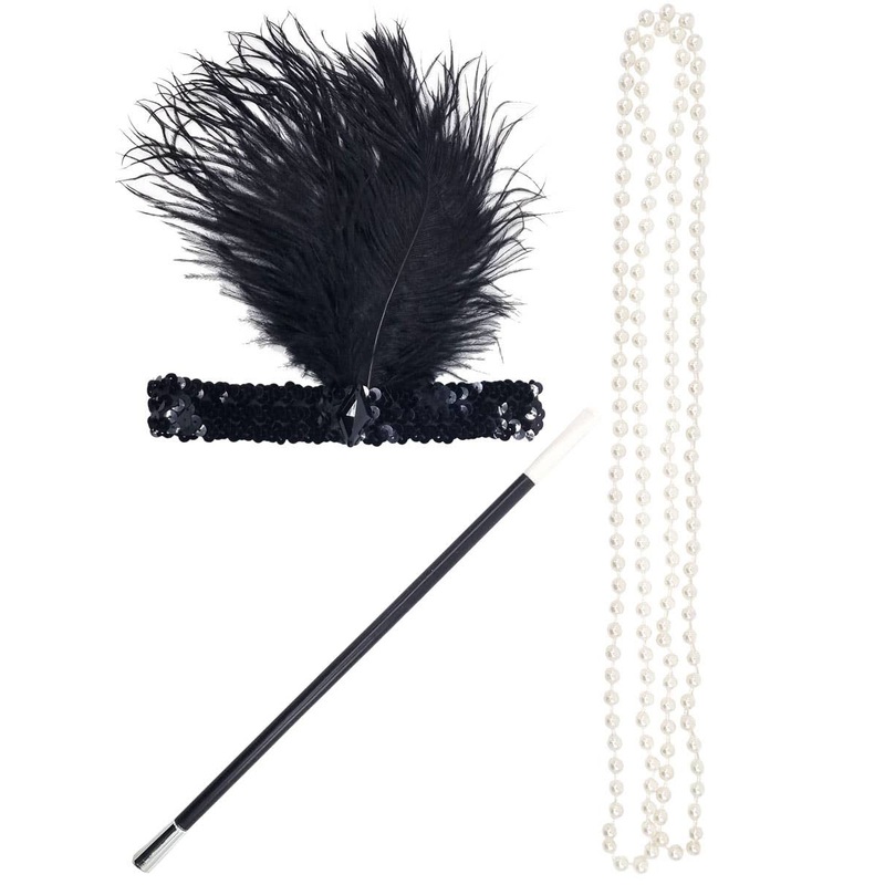 1920s Great Gatsby 3 Piece Costume Accessory Set