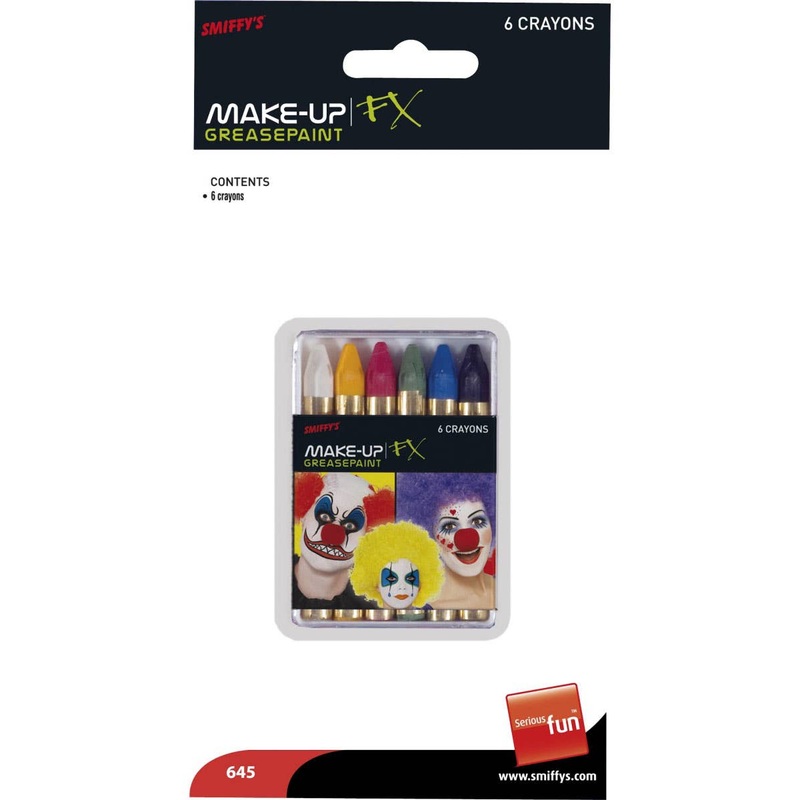 Greasepaint Makeup Crayons – Pack of 6