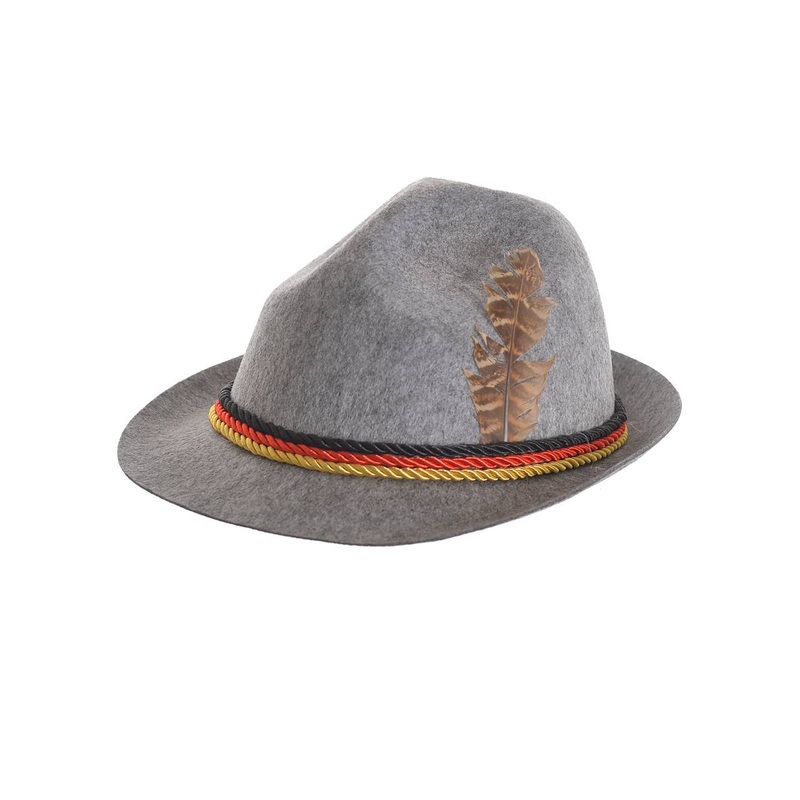Marle Grey Adults Oktoberfest Costume Hat