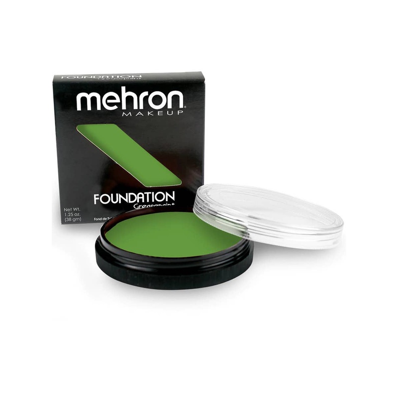 Mehron Green Greasepaint Foundation Makeup