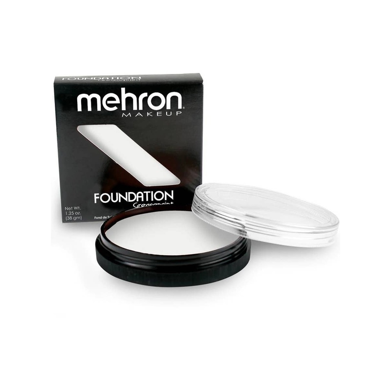 Mehron White Greasepaint Foundation Makeup