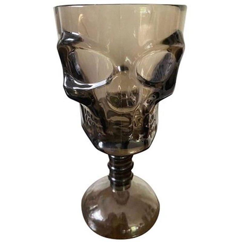 Skull Shape 18cm Halloween Wine Glass