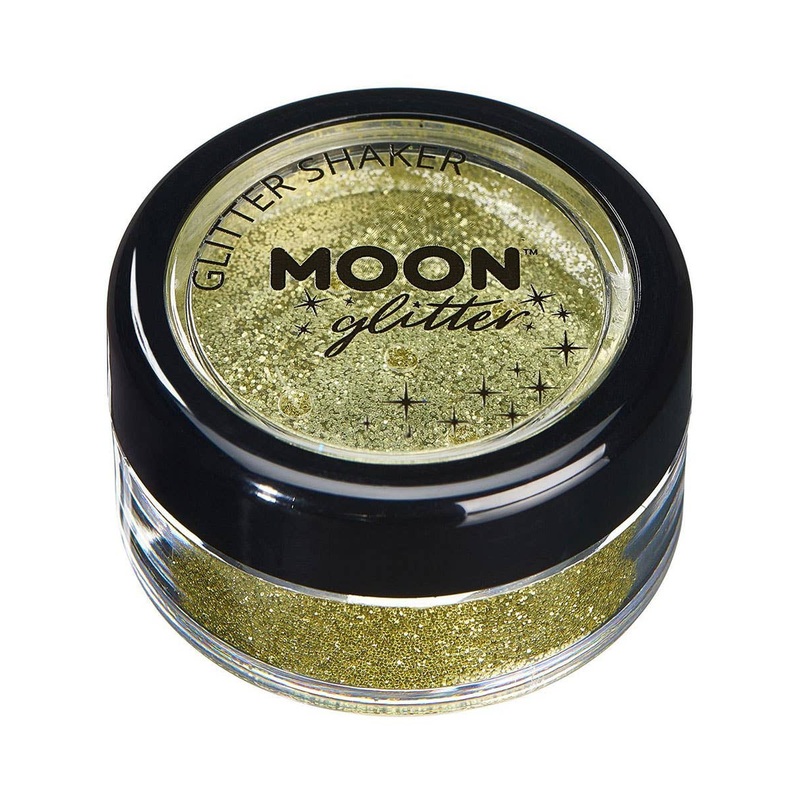 Moon Glitter Gold Loose Glitter Shaker