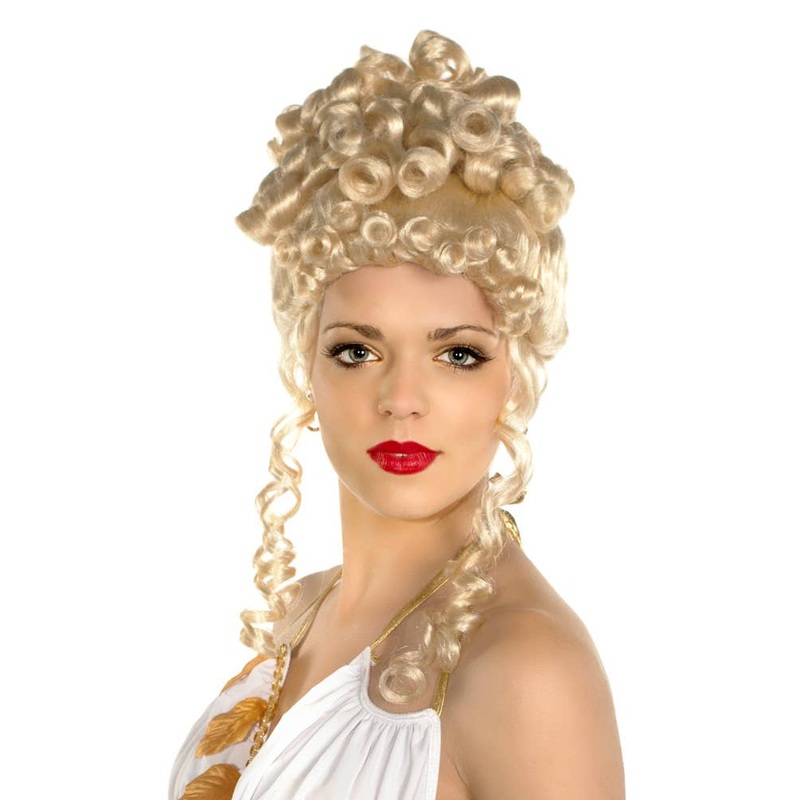 Roman Empress Womens Golden Blonde Costume Wig