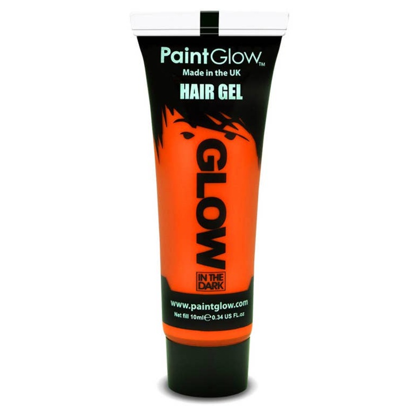 Glow in the Dark Hair Gel – Orange