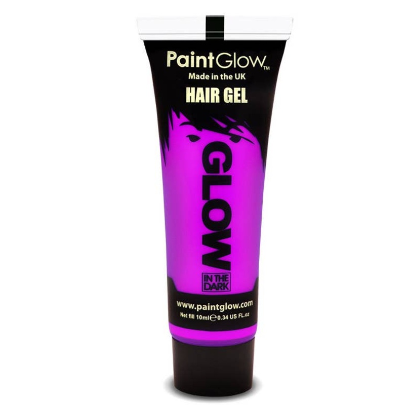Glow in the Dark Hair Gel – Violet