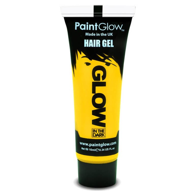 Glow in the Dark Hair Gel – Yellow