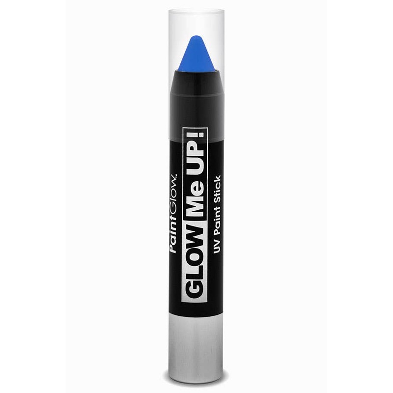 Glow Me Up UV Reactive Paint Stick – Neon Blue