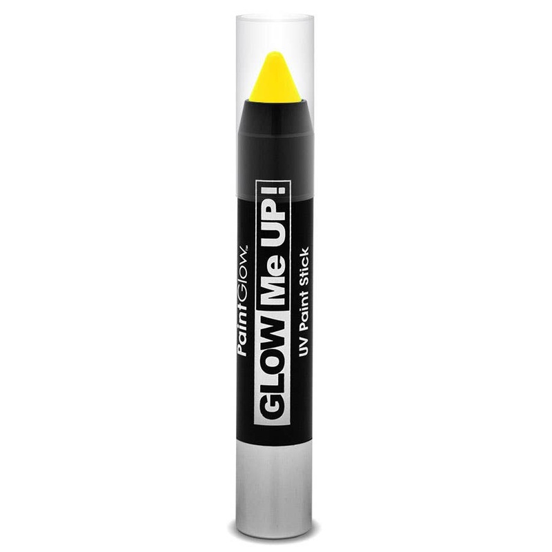 Glow Me Up UV Reactive Paint Stick – Neon Yellow