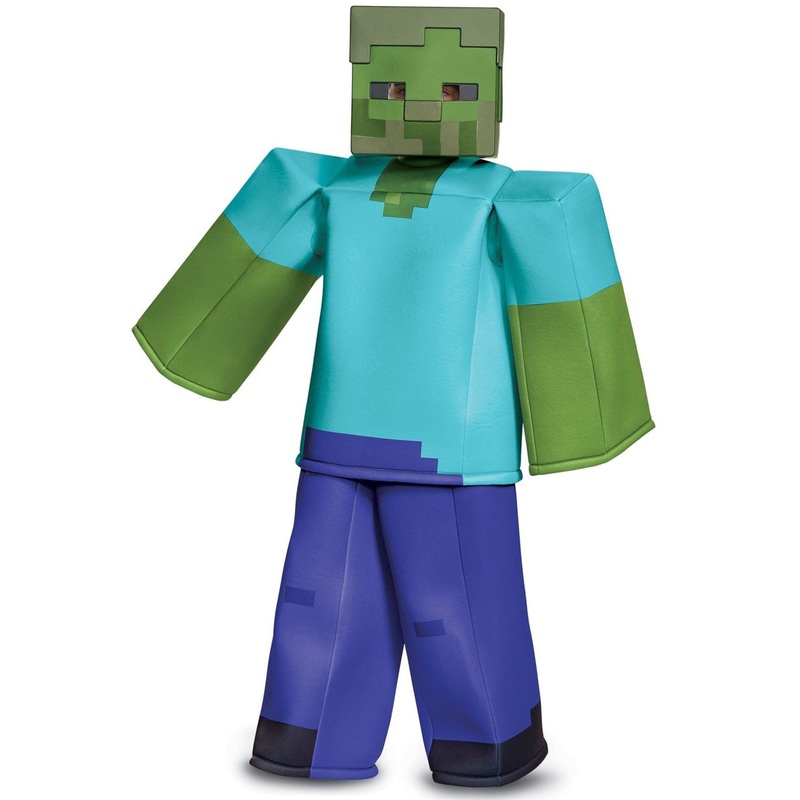 Prestige Boys Licensed Minecraft Zombie Costume Small