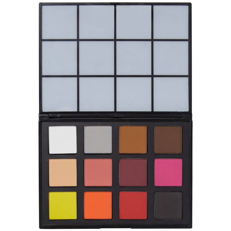 Global 12 Colour Optillusions Powder Makeup Palette