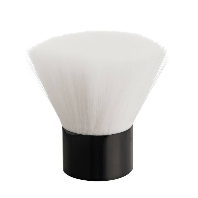 Global Medium Size White Bristle Kabuki Brush