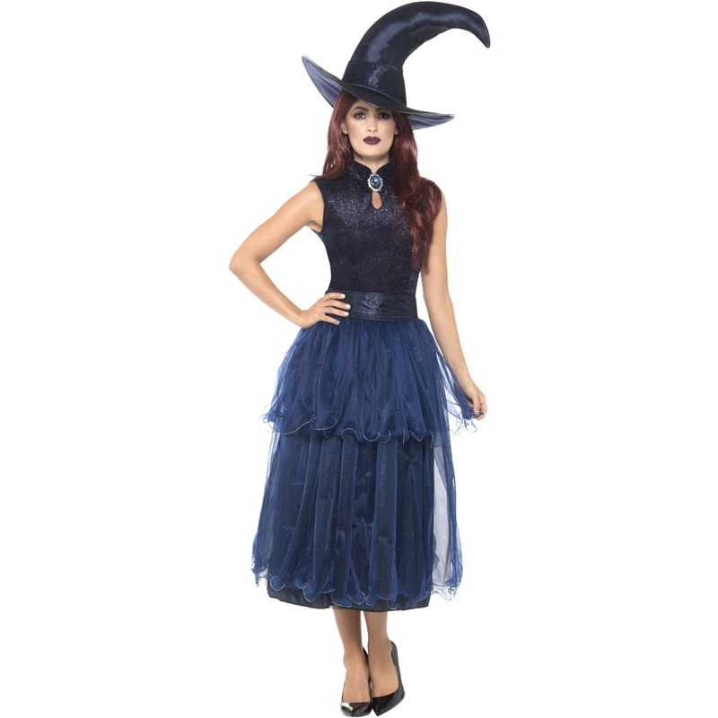 Midnight Blue Witch Plus Size Womens Halloween Costume Large