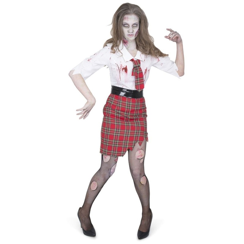Zombie Blood Splattered Plus Size Womens Halloween School Teacher Costume XLarge