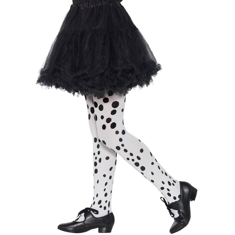 Dotty Dalmatian Girls Costume Stockings
