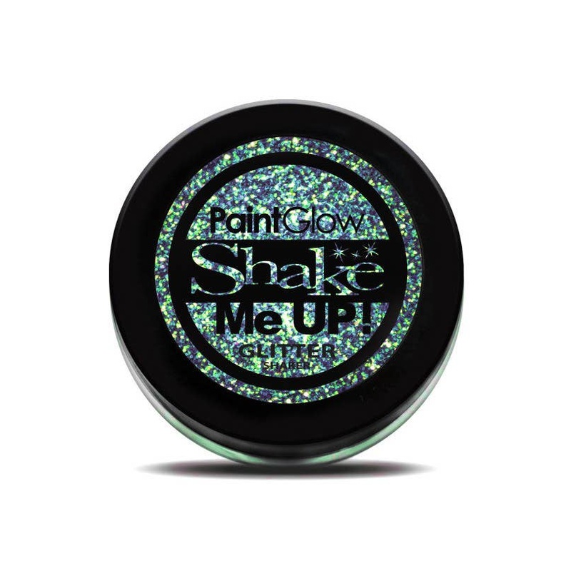 Glitter Me Up Loose Glitter Shaker – Holographic Aqua Green
