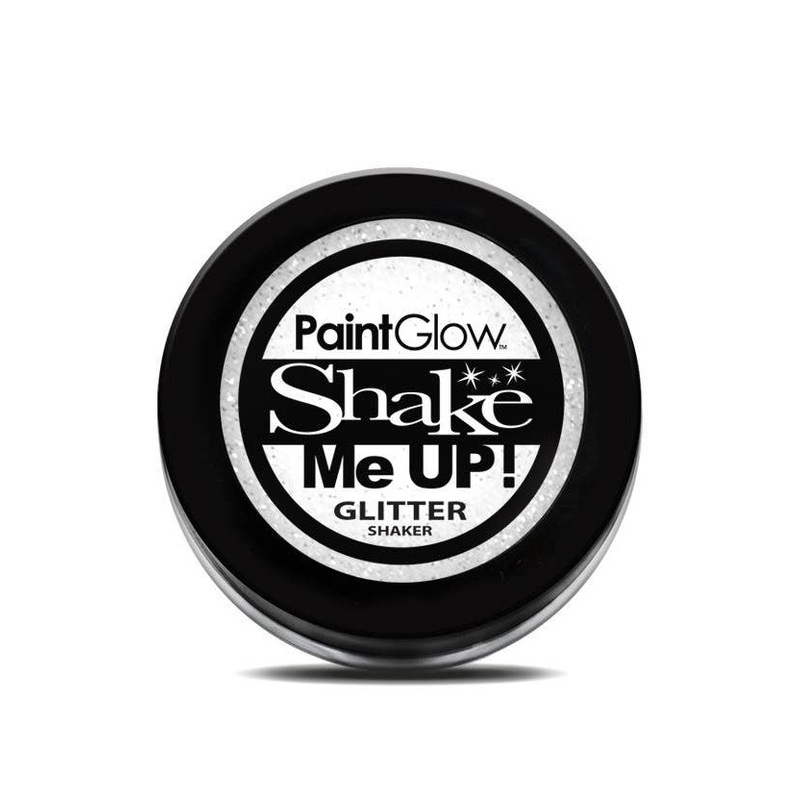 Glitter Me Up Loose Glitter Shaker – White