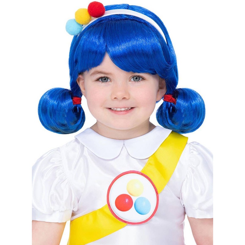 True and the Rainbow Kingdom Girls Blue True Costume Wig