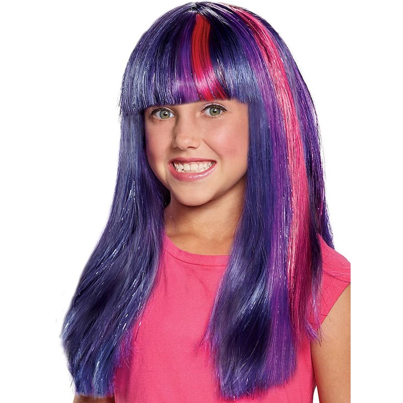 Twilight Sparkle Girls My Little Pony Costume Wig