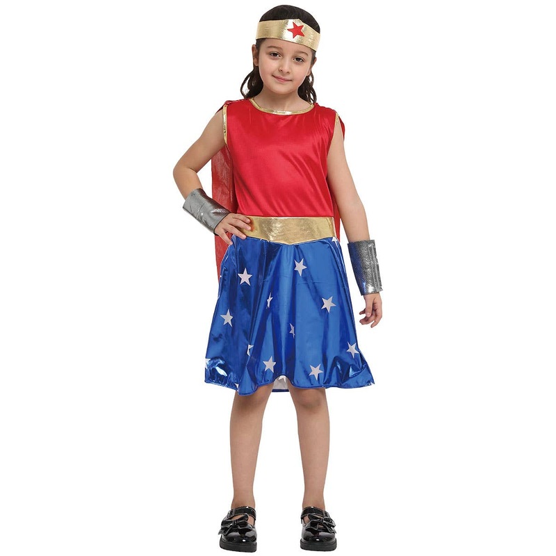 Wonder Girls Comic Book Superhero Costume Large