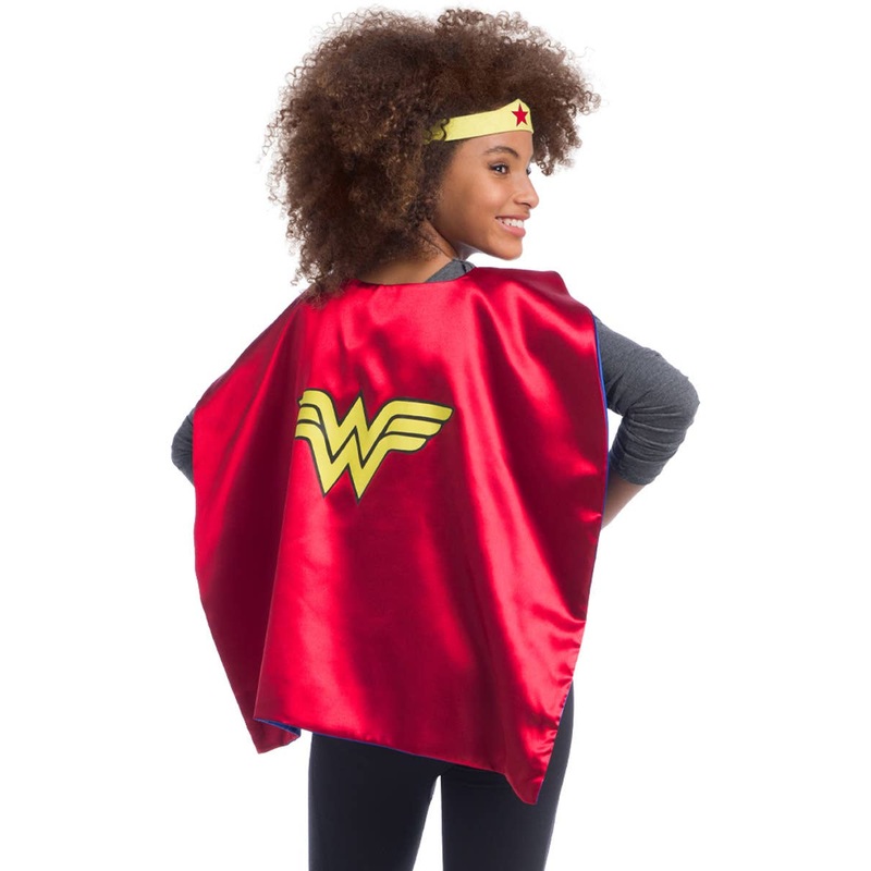 Wonder Woman Girls Costume Cape and Headband
