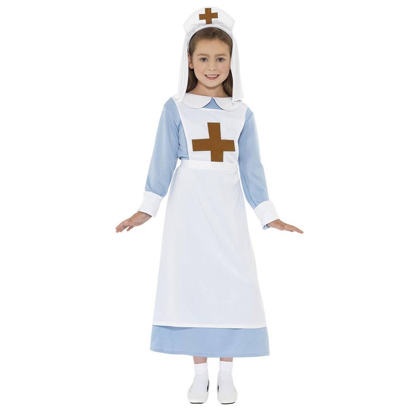 WW1 Teen Girls Nurse Dress Up Costume Teen