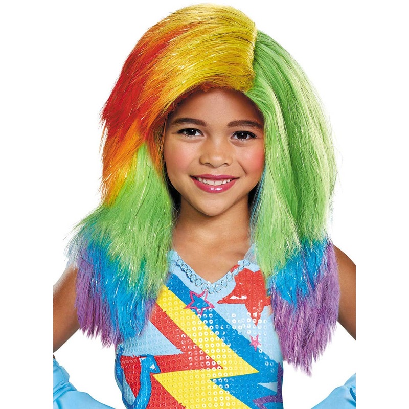 Rainbow Dash Girls My Little Pony Costume Wig