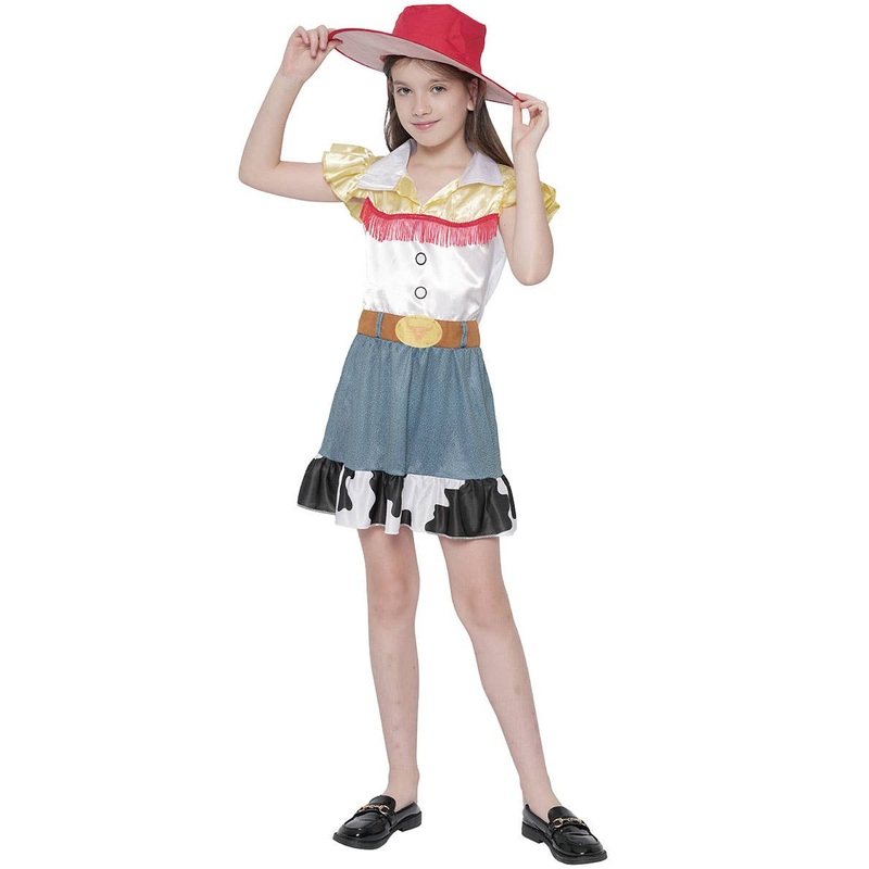 Wild West Toy Cowgirl Girls Costume Large