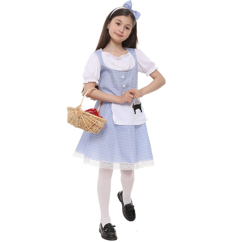 Wizard of Oz Girls Classic Dorothy Book Week Costume Large