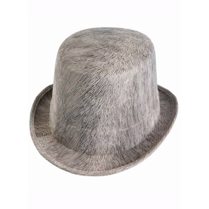 Ghostly Grey Halloween Costume Top Hat