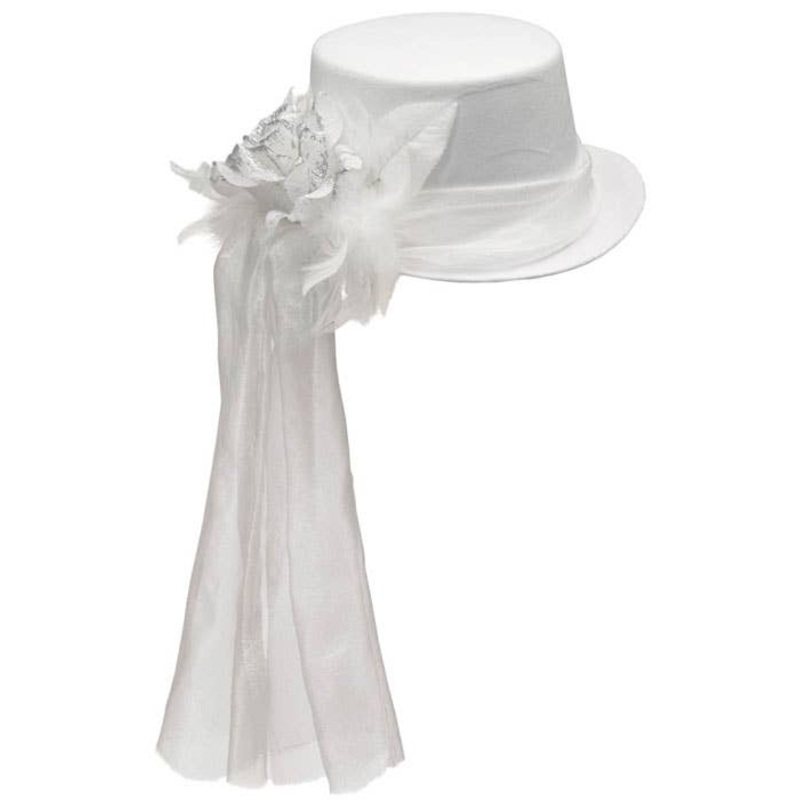 Ghostly Spirits White Top Hat