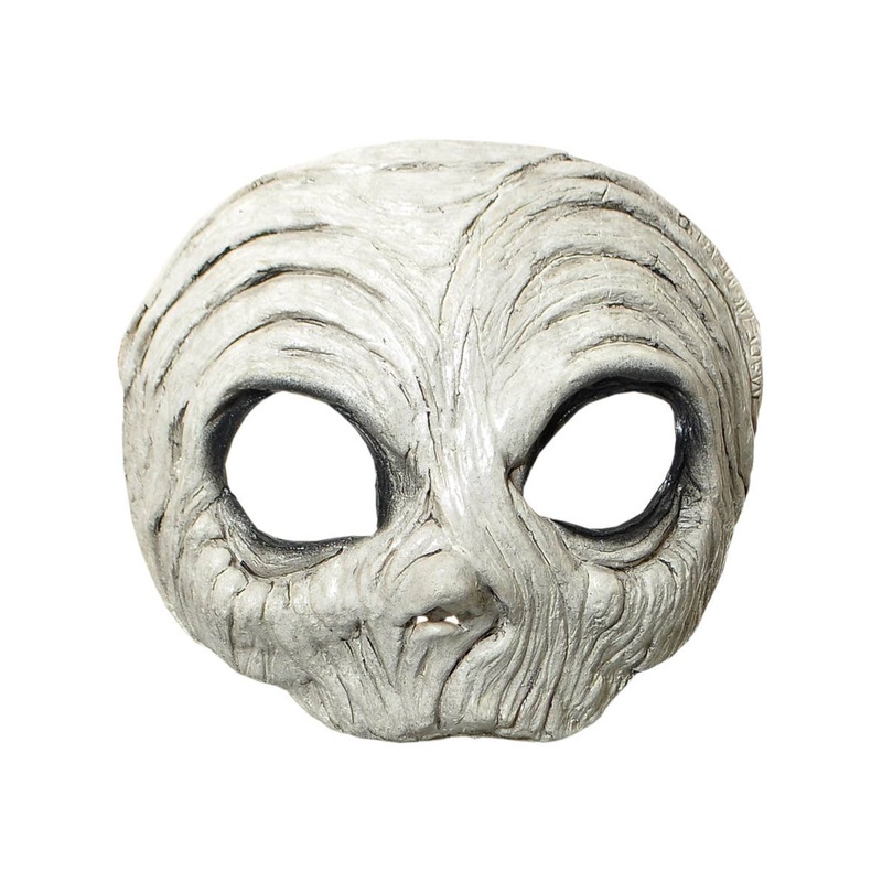 Withered Ghostly Soul Half Face Latex Halloween Mask