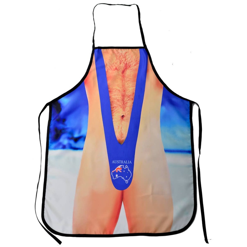 Aussie Funny Australia Day Mankini Apron