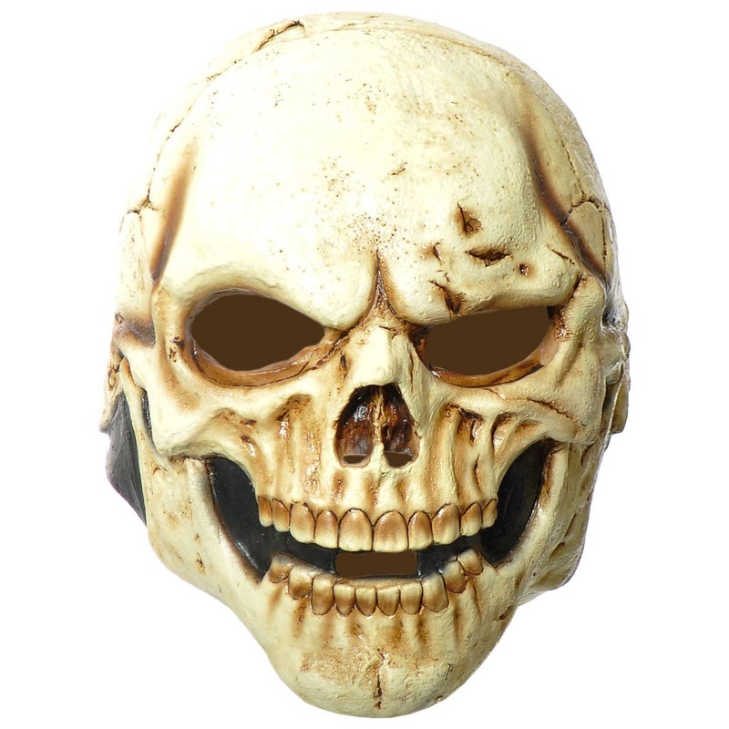 Bonejangles Full Head Skeleton Latex Halloween Mask