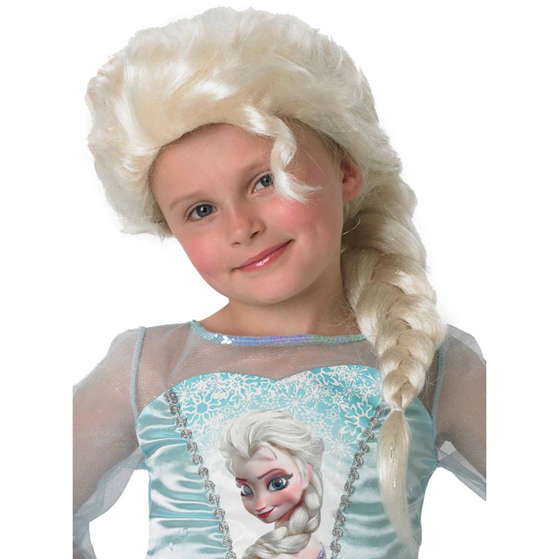 Frozen Elsa Girls Blonde Costume Wig