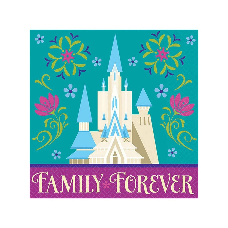Frozen Pack of 16 Beverage Napkins