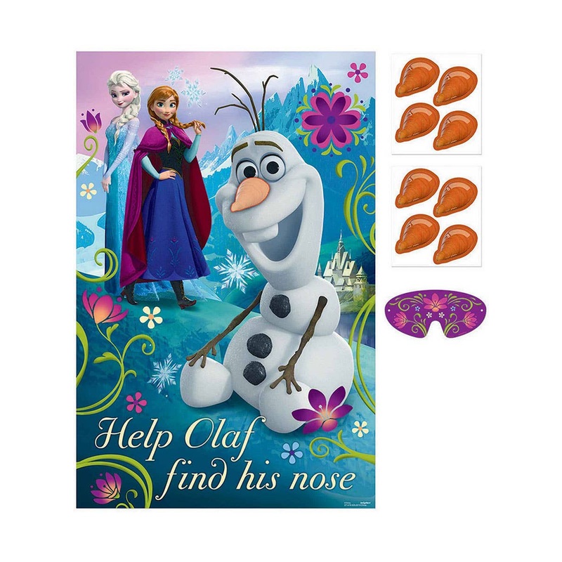 Frozen Pin On Olaf’s Nose Party Game
